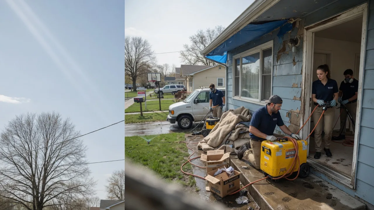 Basement Flood Cleanup in Amo, IN near me